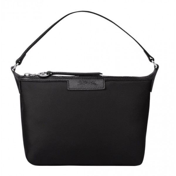 Leather clutch bag Longchamp Black in Leather - 34270957